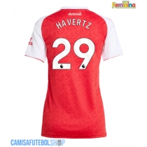Camisa de time de futebol Arsenal Kai Havertz #29 Replicas 1º Equipamento Feminina 2025-26 Manga Curta
